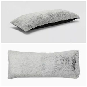 Faux Fur Body Pillow Cover W/B - Room Essentials